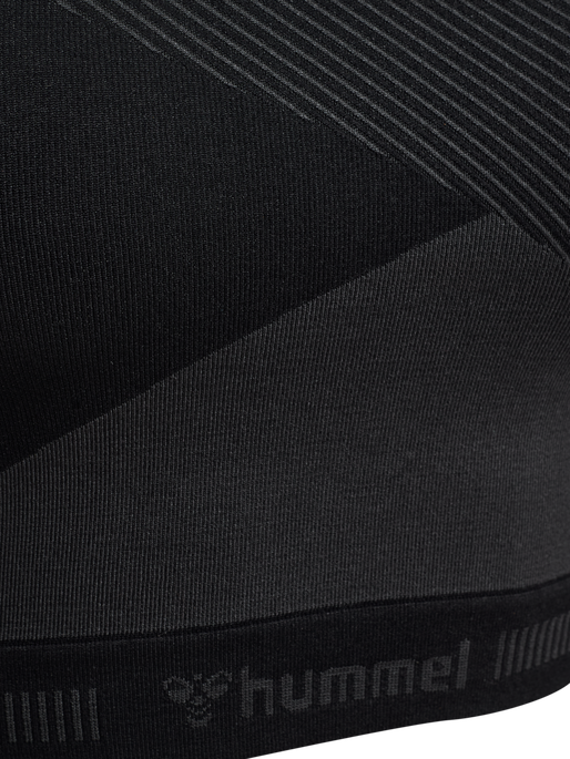 hmlUNITY SEAMLESS CROP T-SHIRT L/S, BLACKENED PEARL hmlUNITY SEAMLESS CROP T-SHIRT L/S, BLACKENED PEARL, packshot