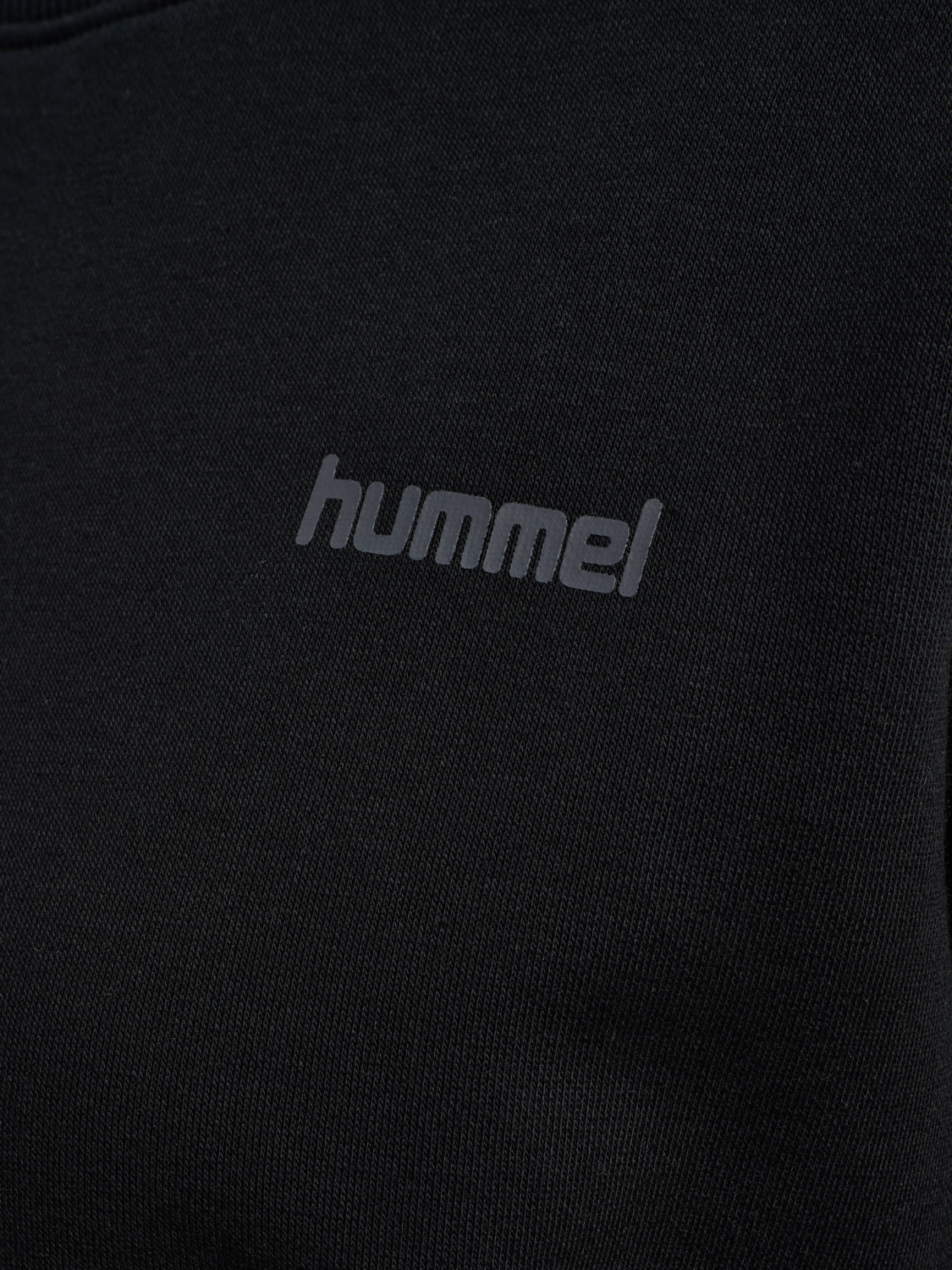 hmlKEEPER CHEVRON W CREWNECK, BLACK, packshot