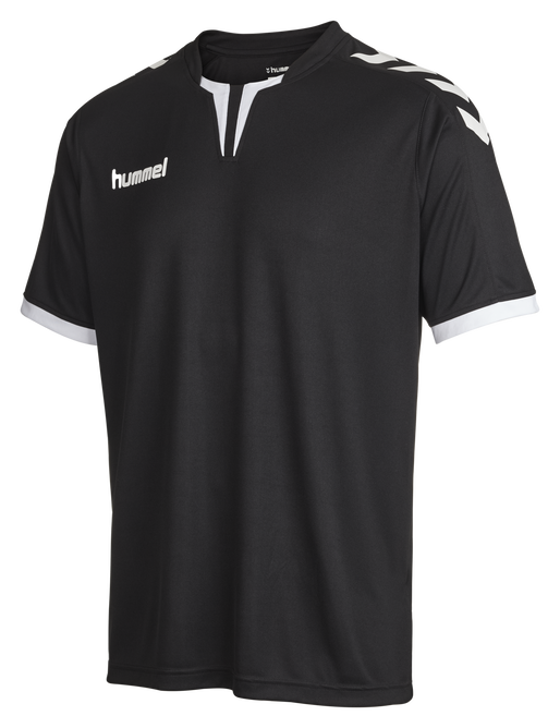 CORE SS POLY JERSEY, BLACK PR, packshot