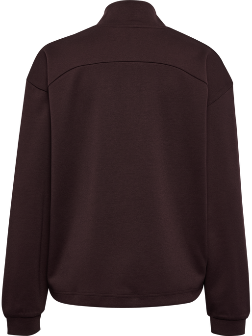 hmlYOGA SOFT HALFZIP W JACKET, FUDGE hmlYOGA SOFT HALFZIP W JACKET, FUDGE, packshot