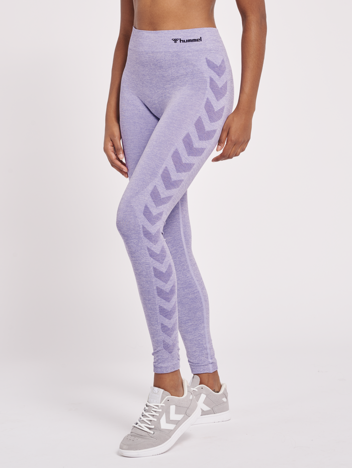 hmlCI SEAMLESS MID WAIST TIGHTS, LAVENDER MELANGE, model