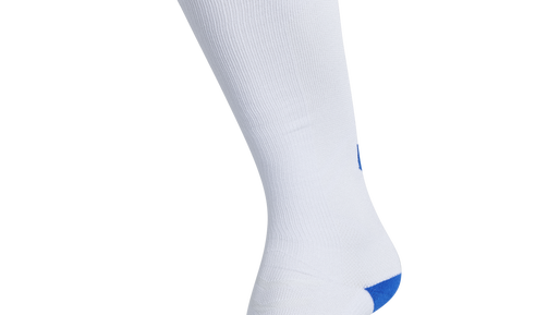 ELITE INDOOR SOCK HIGH, WHITE/TRUE BLUE ELITE INDOOR SOCK HIGH, WHITE/TRUE BLUE, packshot