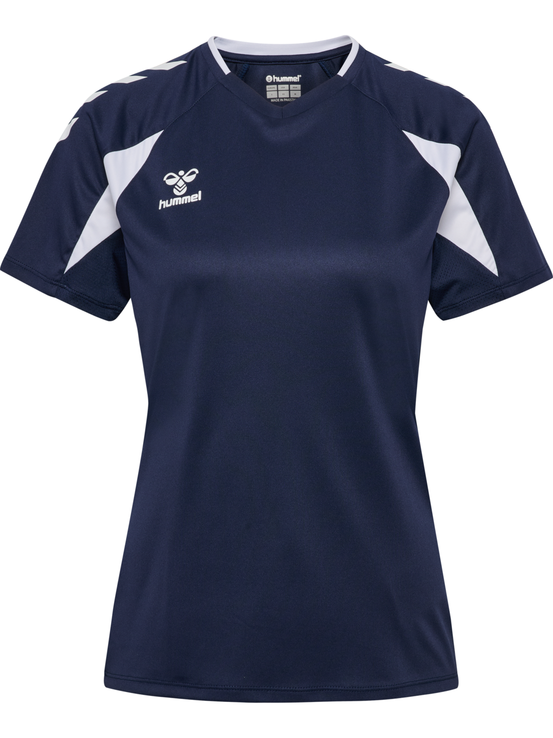 hmlCORE 2.0 JERSEY S/S WOMAN, MARINE/WHITE, packshot