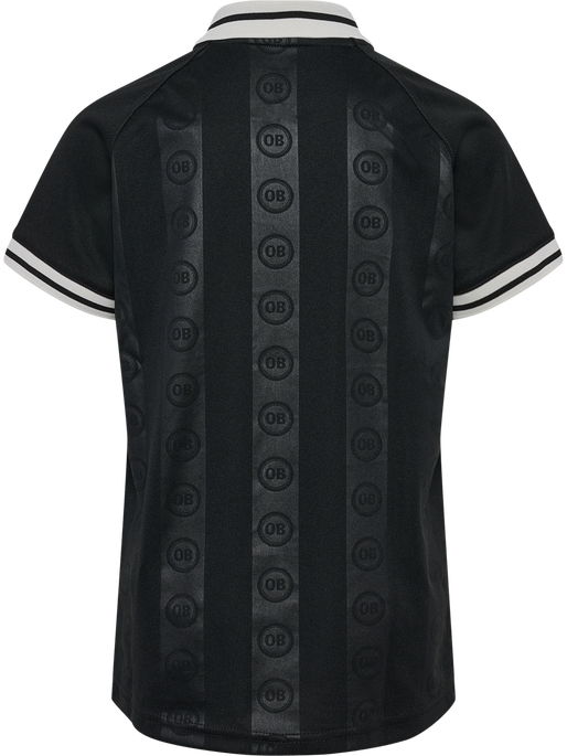 OB 24/25 PREGAME JERSEY S/S KIDS, BLACK WO SPONSOR, packshot