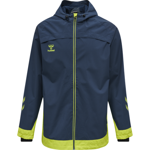 hmlLEAD ALL WEATHER JACKET , DARK DENIM, packshot