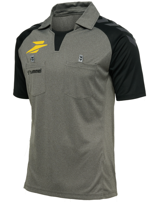 FFHB REFEREE JERSEY S/S, GREY MELANGE FFHB REFEREE JERSEY S/S, GREY MELANGE, packshot