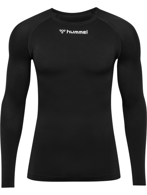 hmlBL COMFORT 2.0 TEE L/S, BLACK, packshot