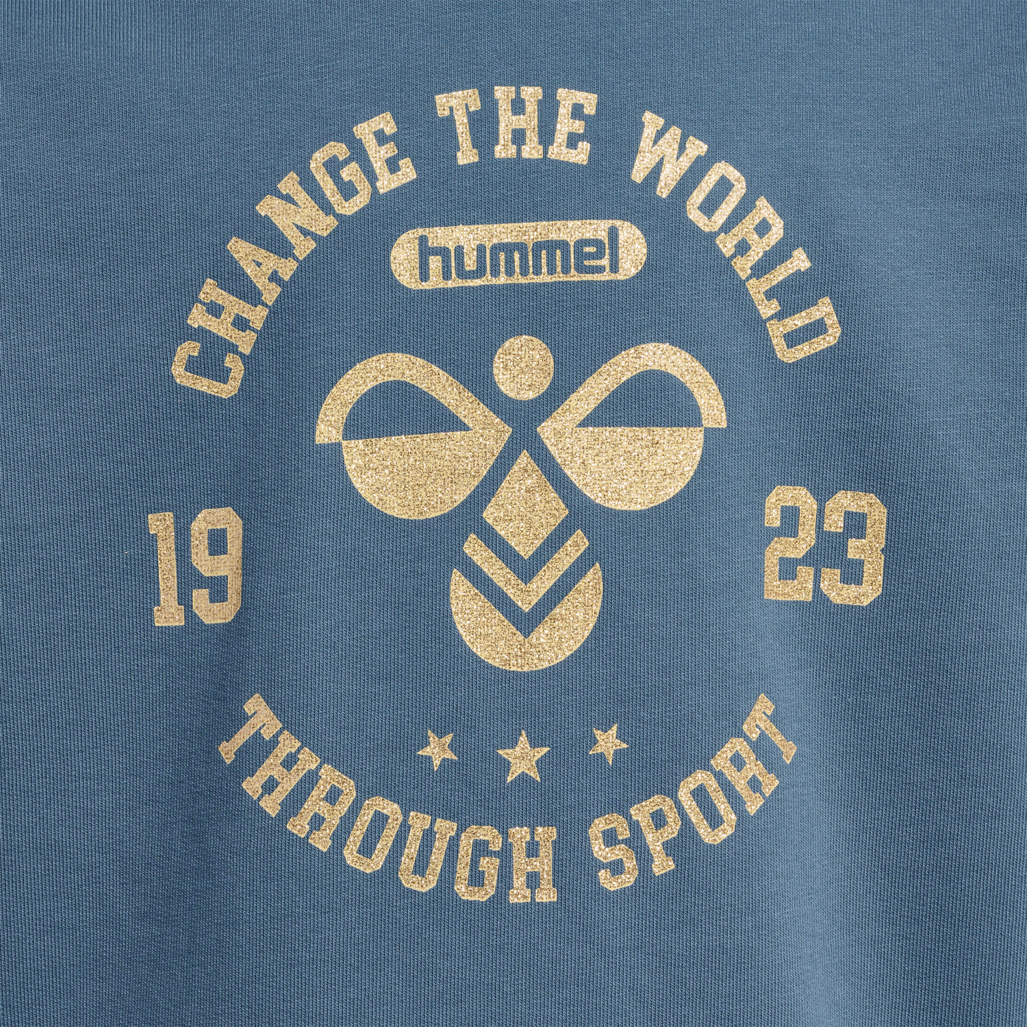 hmlMALIN SWEATSHIRT, BLUE MIRAGE, packshot