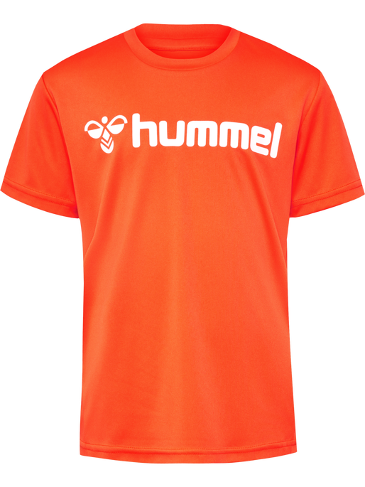 hmlLOGO JERSEY S/S KIDS, NASTURTIUM, packshot