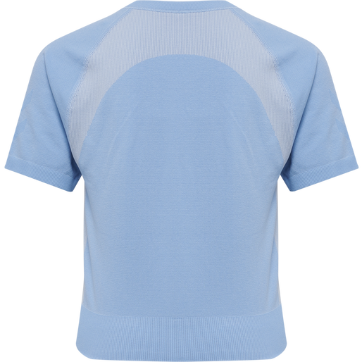 hmlSI SEAMLESS T-SHIRT S/S, BEL AIR BLUE, packshot