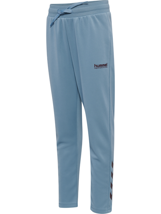 hmlJR TRACKSUIT, FADED DENIM/VINEYARD WINE, packshot