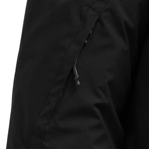 hmlNORTH PARKA JACKET, BLACK/ASPHALT, packshot