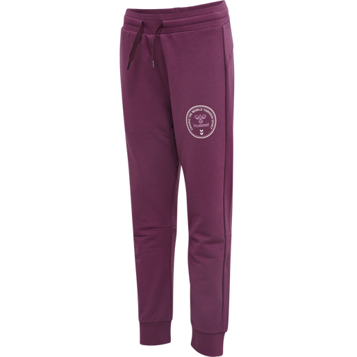 hmlMATH PANTS, AMARANTH, packshot