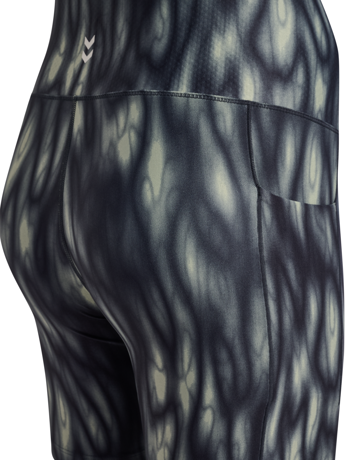 hmlHIIT AOP INTENSITY SHORT TIGHTS, SEAGRASS, packshot