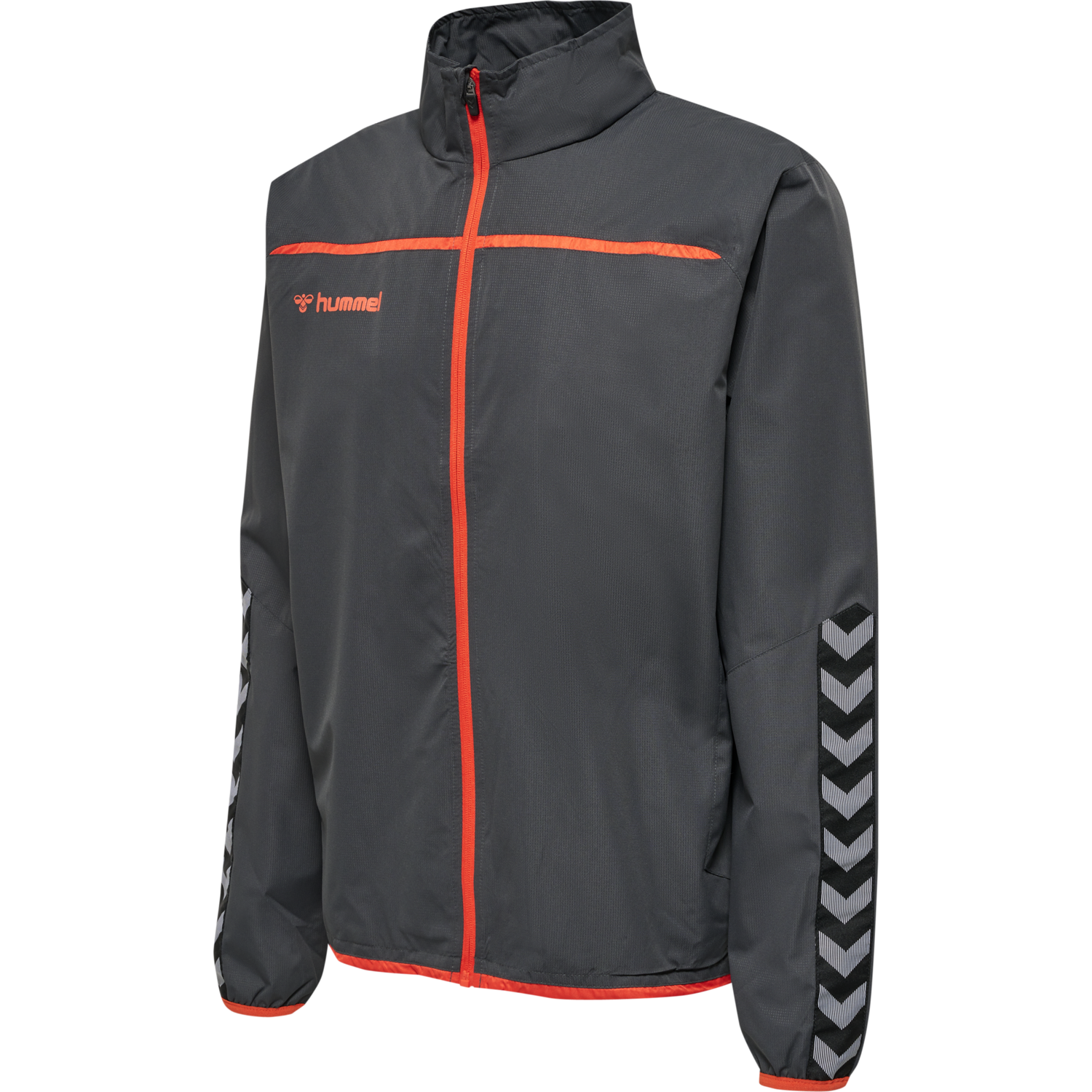 hmlAUTHENTIC TRAINING JACKET, ASPHALT, packshot