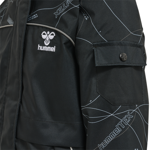 hmlCONQUER XY TEX JACKET, BLACK hmlCONQUER XY TEX JACKET, BLACK, packshot