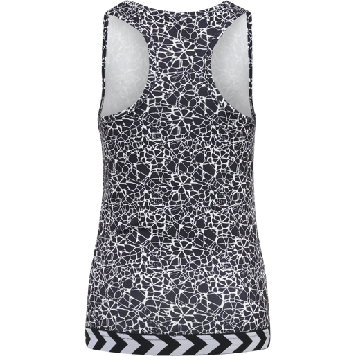 hmlNANNA TOP, BLACK/WHITE hmlNANNA TOP, BLACK/WHITE, packshot