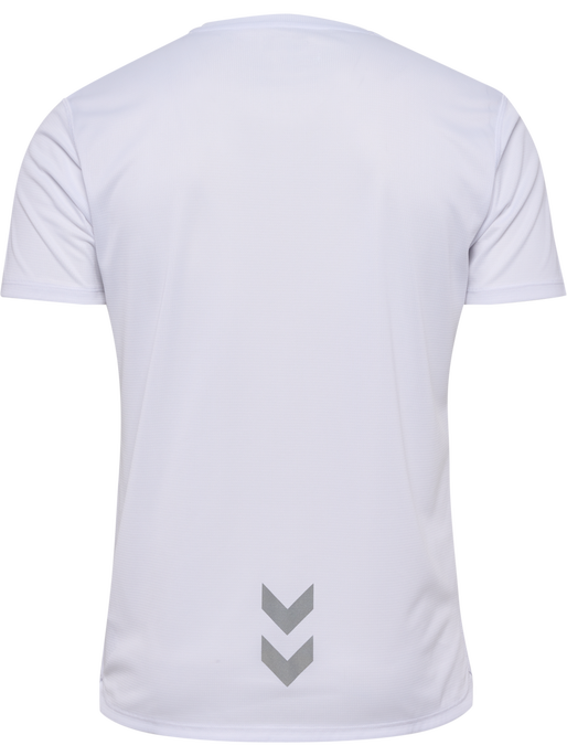 hmlRUN JERSEY S/S, WHITE, packshot