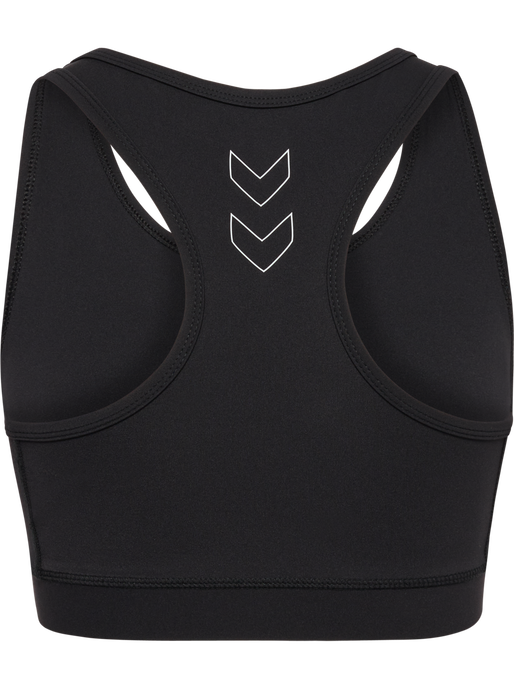 hmlTE FUNDAMENTAL SPORTS BRA, BLACK/WHITE, packshot