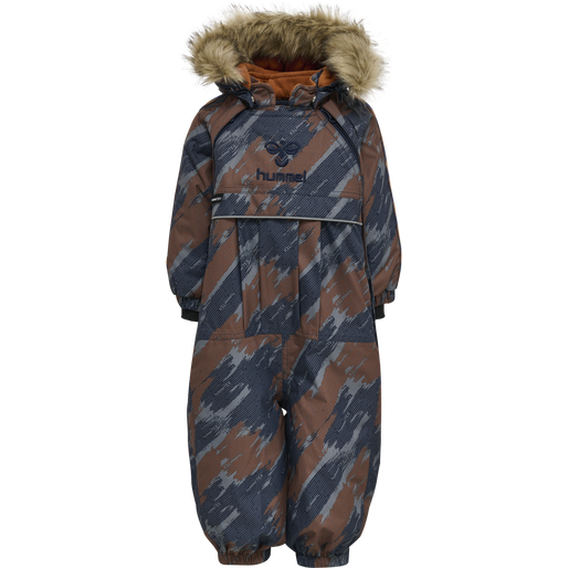 hmlMOON TEX SNOWSUIT, BLACK IRIS, packshot