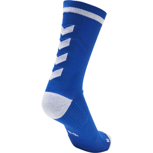 ELITE INDOOR SOCK LOW, TRUE BLUE/WHITE, packshot