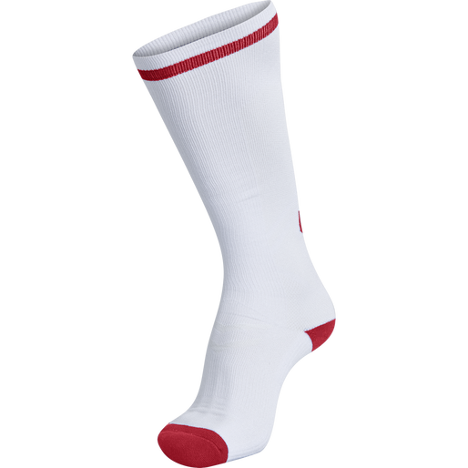 ELITE INDOOR SOCK HIGH, WHITE/TRUE RED ELITE INDOOR SOCK HIGH, WHITE/TRUE RED, packshot