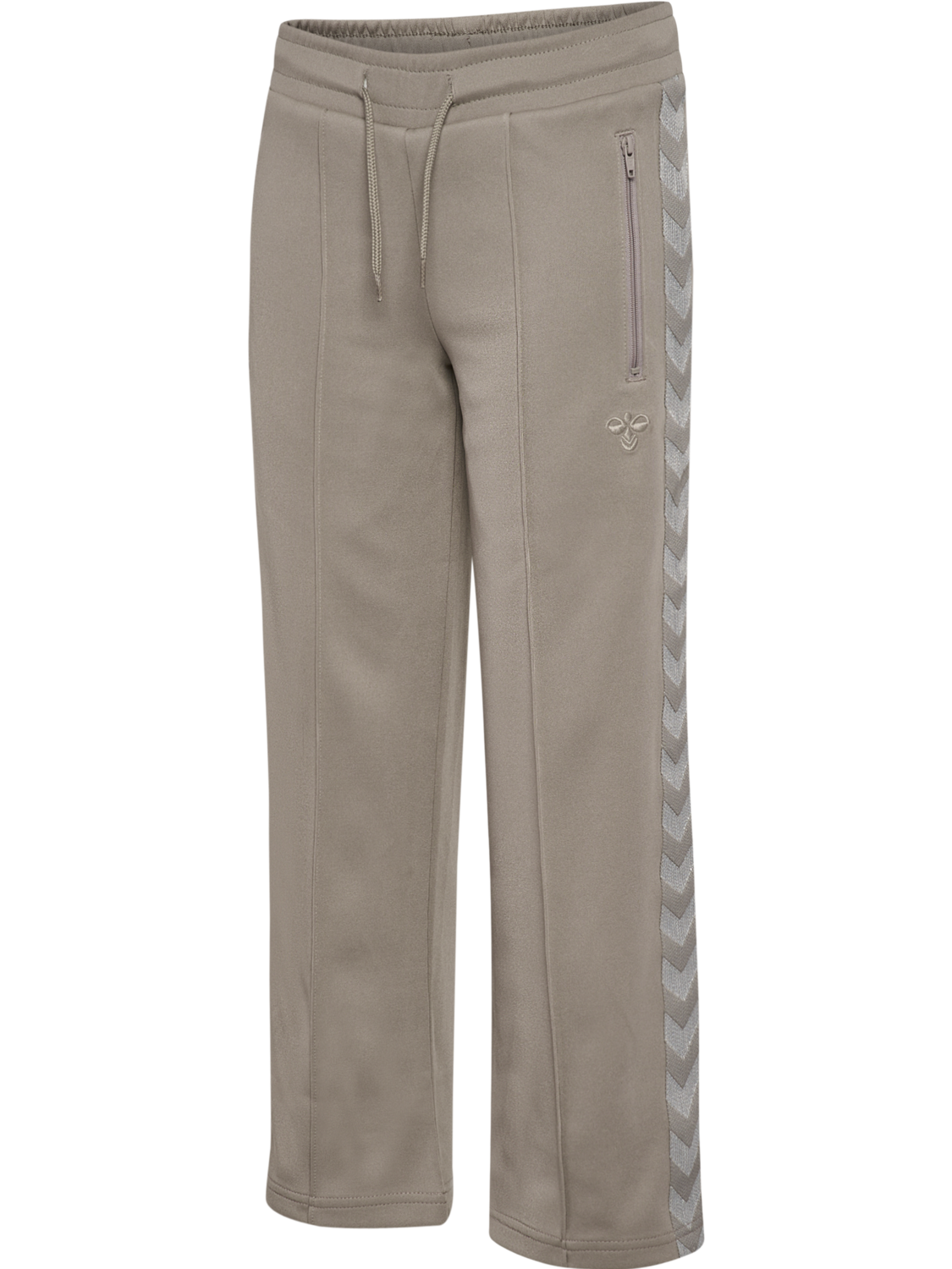 hmlJR WIDE LEG POLY TAPE PANTS, ROCK RIDGE, packshot