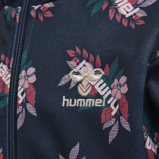 hmlRILEY ZIP JACKET, BLACK IRIS, packshot