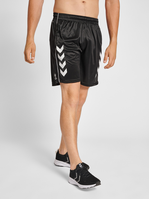 hmlCORE XK POLY COACH SHORTS, BLACK, model