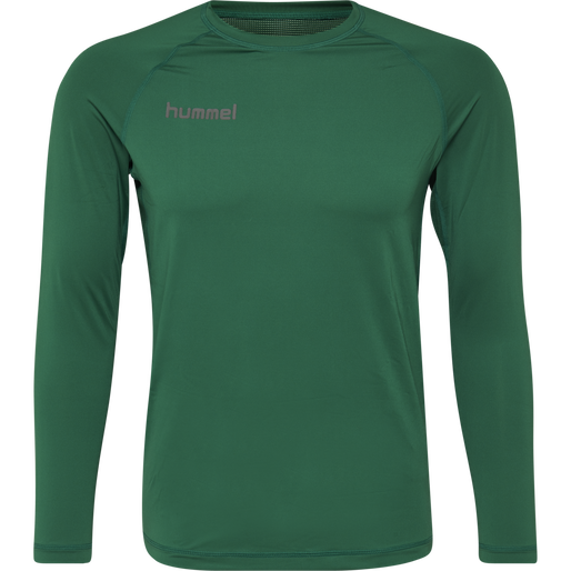 HML FIRST PERFORMANCE JERSEY L/S, EVERGREEN, packshot