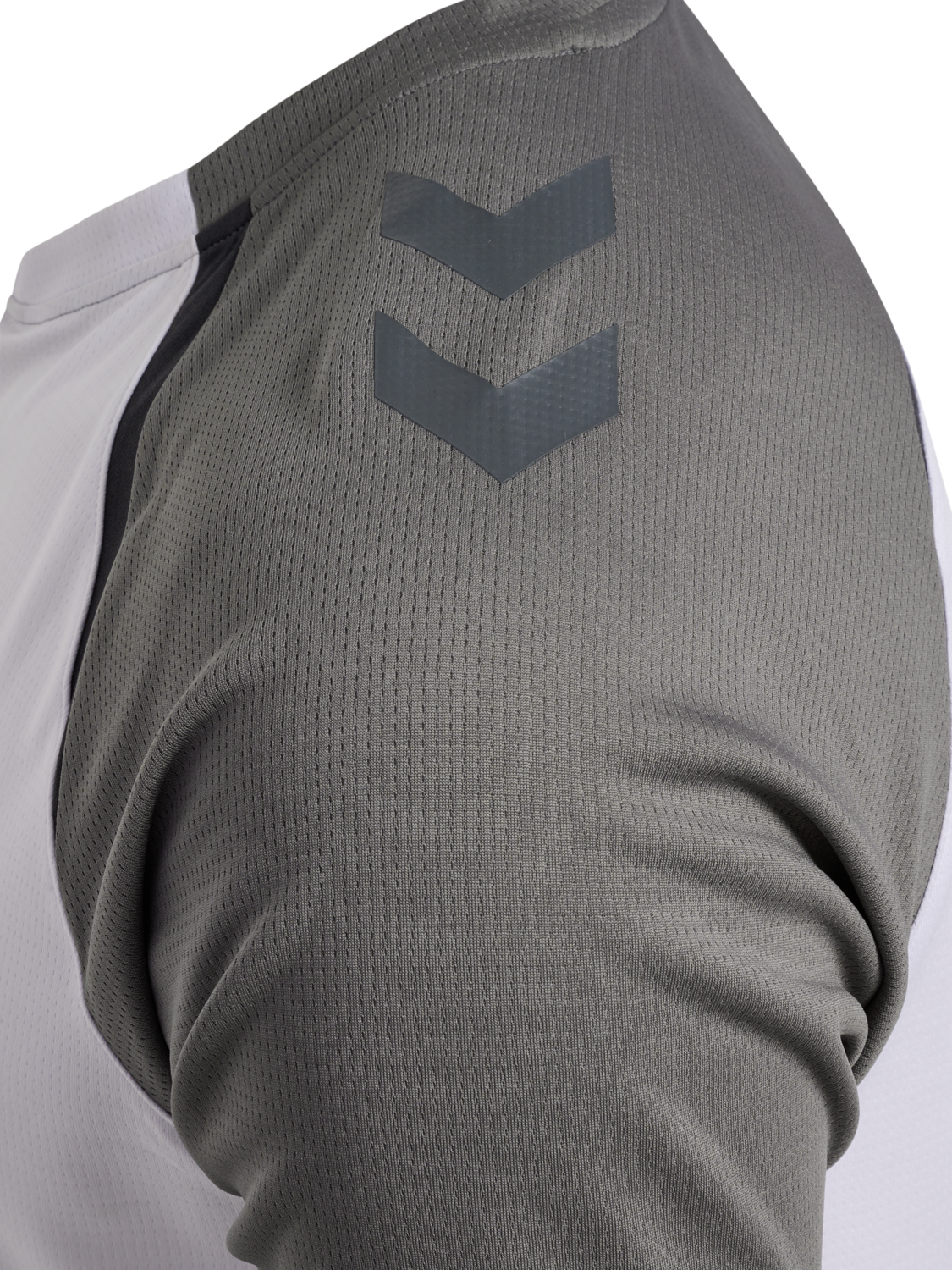 hmlLEAD 2.0 POLO, WHITE/STEEL GRAY, packshot