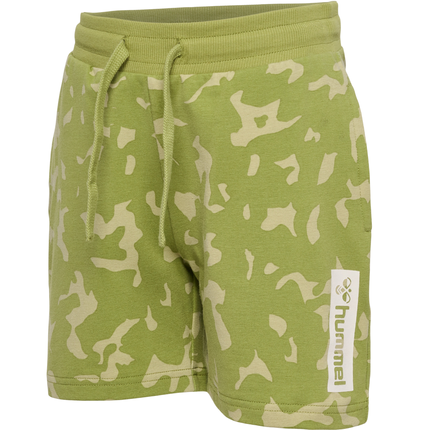 hmlRUSH AOP SHORTS, GREEN OLIVE, packshot