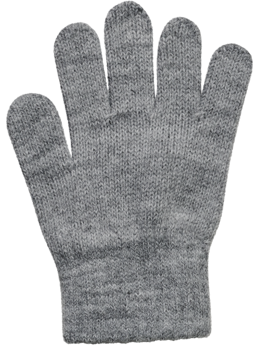 hmlJR KNIT GLOVES 2-PACK, GREY MELANGE hmlJR KNIT GLOVES 2-PACK, GREY MELANGE, packshot