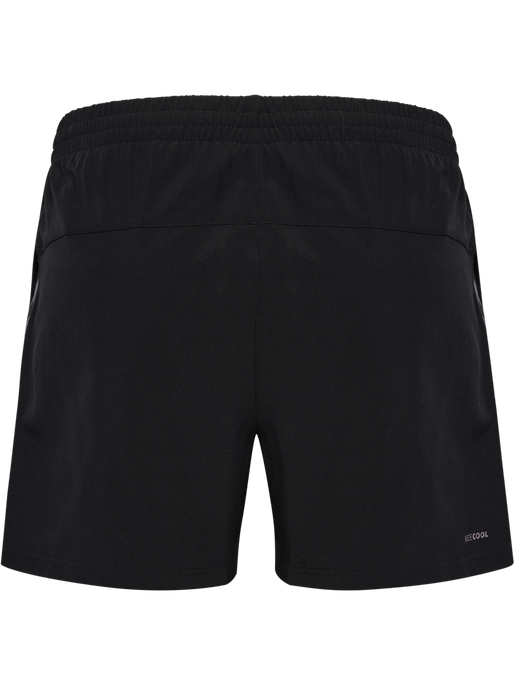 hmlAUTHENTIC WOVEN SHORTS WOMAN, BLACK hmlAUTHENTIC WOVEN SHORTS WOMAN, BLACK, packshot