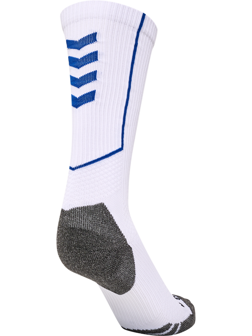 hmlPRO TRAINING SOCKS HIGH, WHITE/TRUE BLUE hmlPRO TRAINING SOCKS HIGH, WHITE/TRUE BLUE, packshot