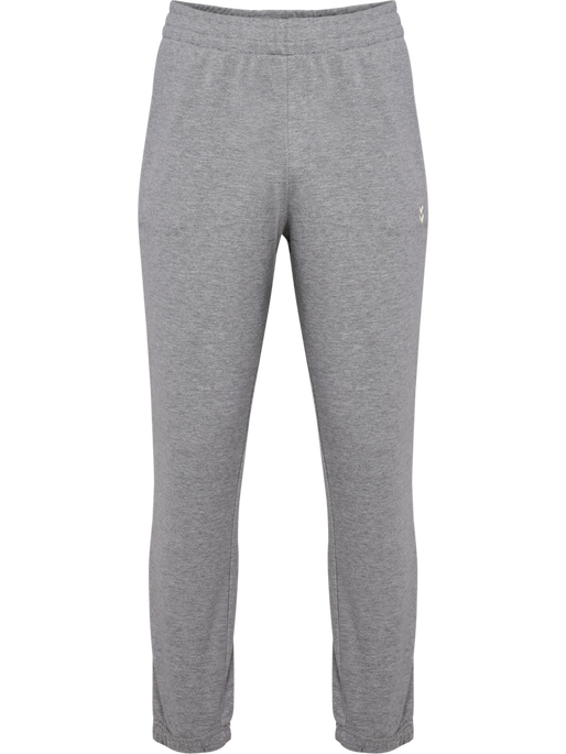hmlPULSE SWEAT PANTS, GREY MELANGE, packshot