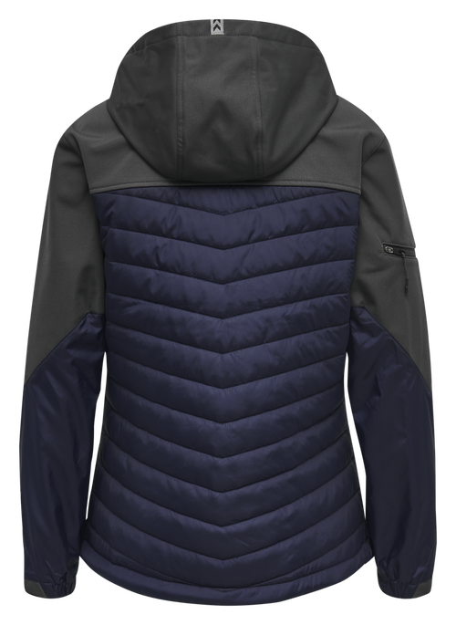 hmlNORTH HYBRID JACKET WOMAN, ASPHALT, packshot