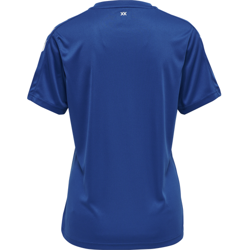 hmlCORE XK POLY JERSEY S/S WOMAN, TRUE BLUE, packshot