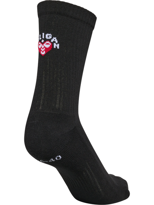 hmlROLIGAN 2-PACK SOCKS, BLACK, packshot