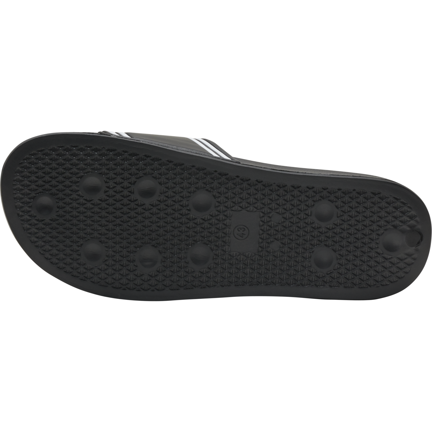 POOL SLIDE RETRO, BLACK, packshot