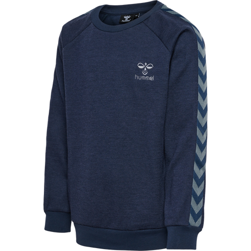 hmlWONG SWEATSHIRT, BLACK IRIS, packshot