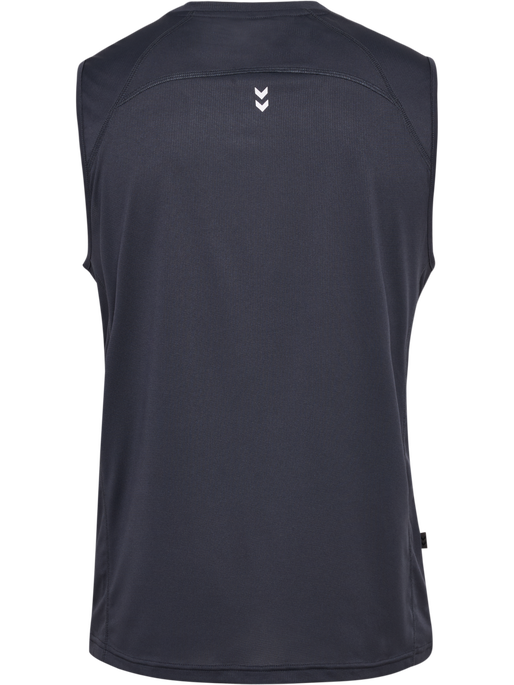 hmlPULSE WORKOUT TANK TOP, EBONY, packshot