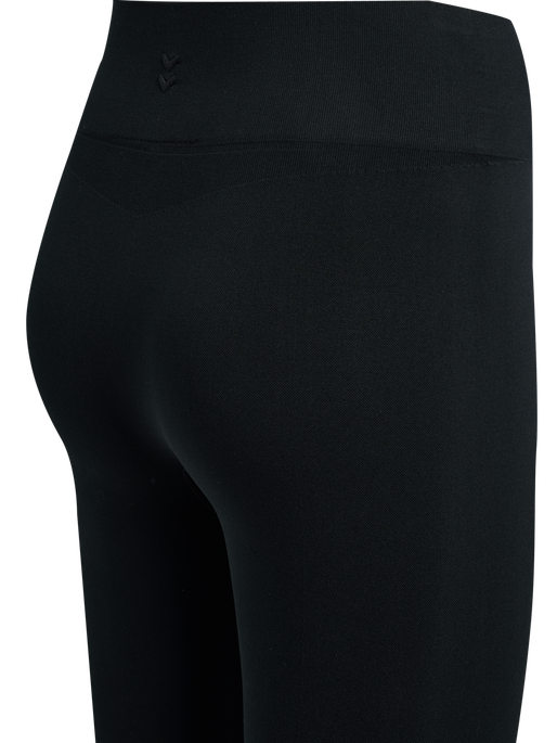 hmlHIIT SEAMLESS HIGH WAIST TIGHTS, BLACK, packshot