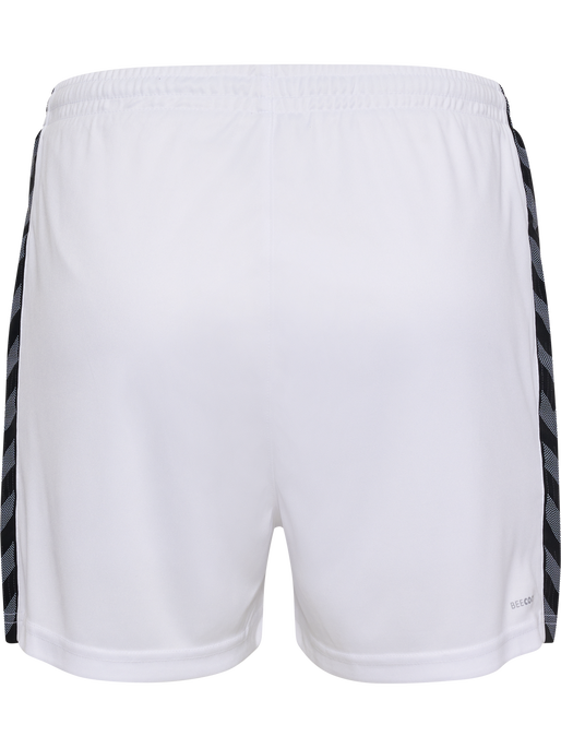 hmlAUTHENTIC PL SHORTS WOMAN, WHITE, packshot