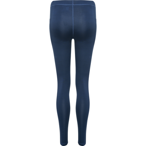 hmlMT MABLEY MID WAIST TIGHTS, INSIGNIA BLUE hmlMT MABLEY MID WAIST TIGHTS, INSIGNIA BLUE, packshot