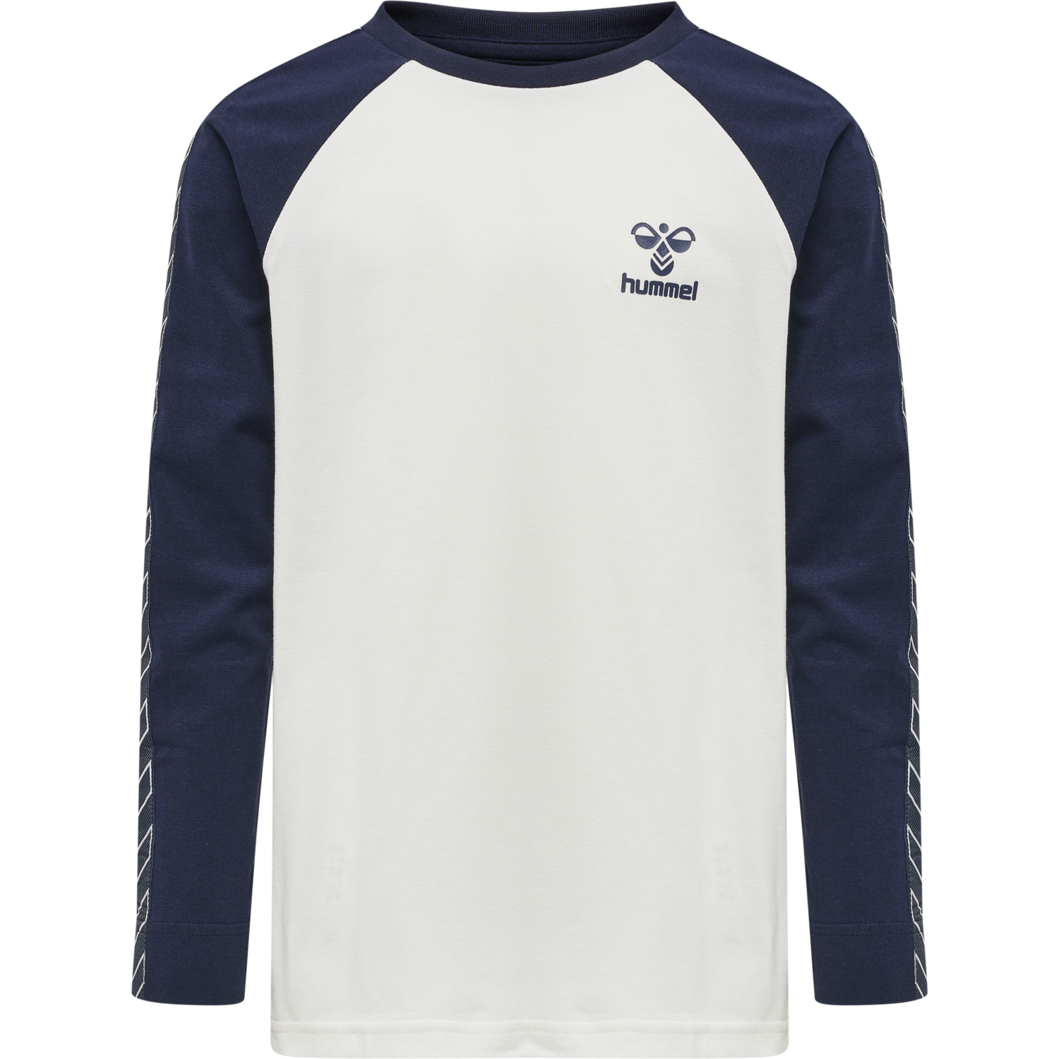 hmlEBBE T-SHIRT L/S, MARSHMALLOW, packshot