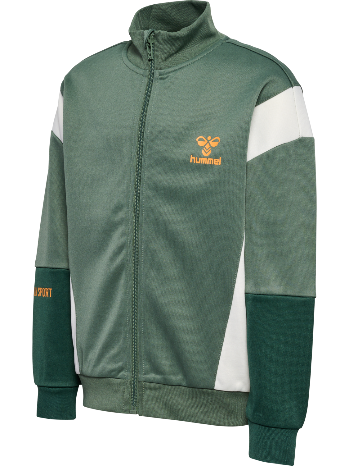 hmlJASON ZIP JACKET, LAUREL WREATH, packshot