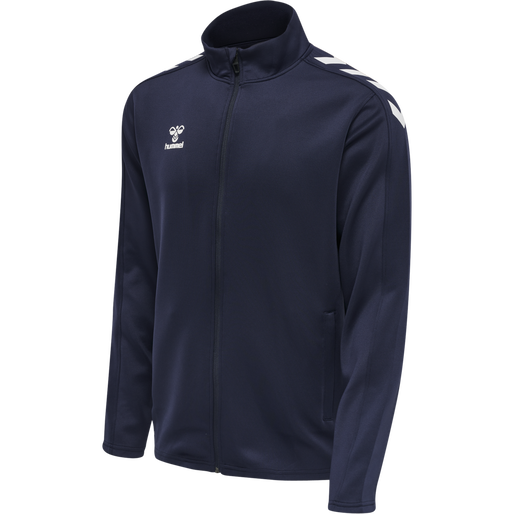 hmlCORE XK POLY ZIP SWEAT, MARINE hmlCORE XK POLY ZIP SWEAT, MARINE, packshot