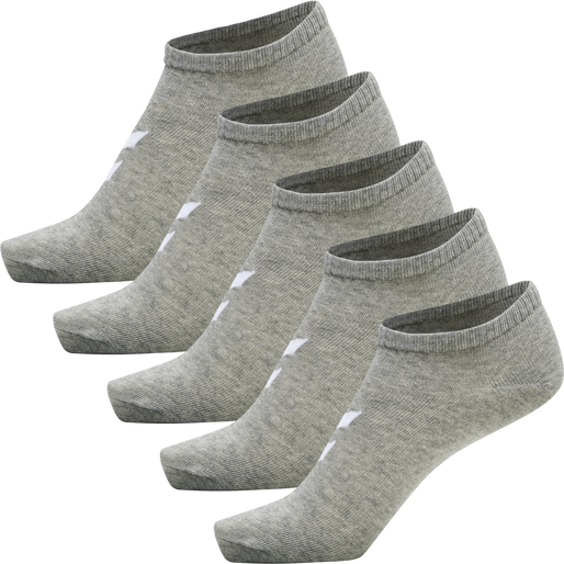 hmlMATCH ME SOCK 5-PACK, GREY MELANGE/GREY MELANGE, packshot