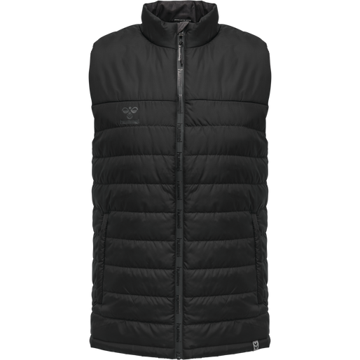hmlNORTH WAISTCOAT, BLACK/ASPHALT, packshot
